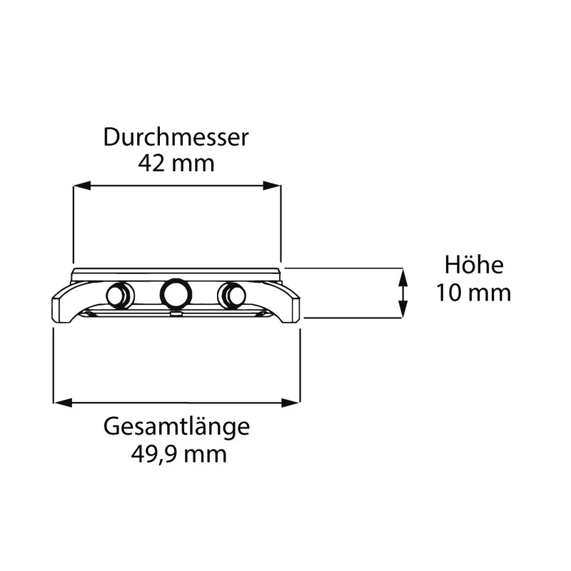 Messerschmitt ME-3H205R12-L Herren Armbanduhr Beige • Flieger-Chronograph • Schweizer Ronda Quarzwerk