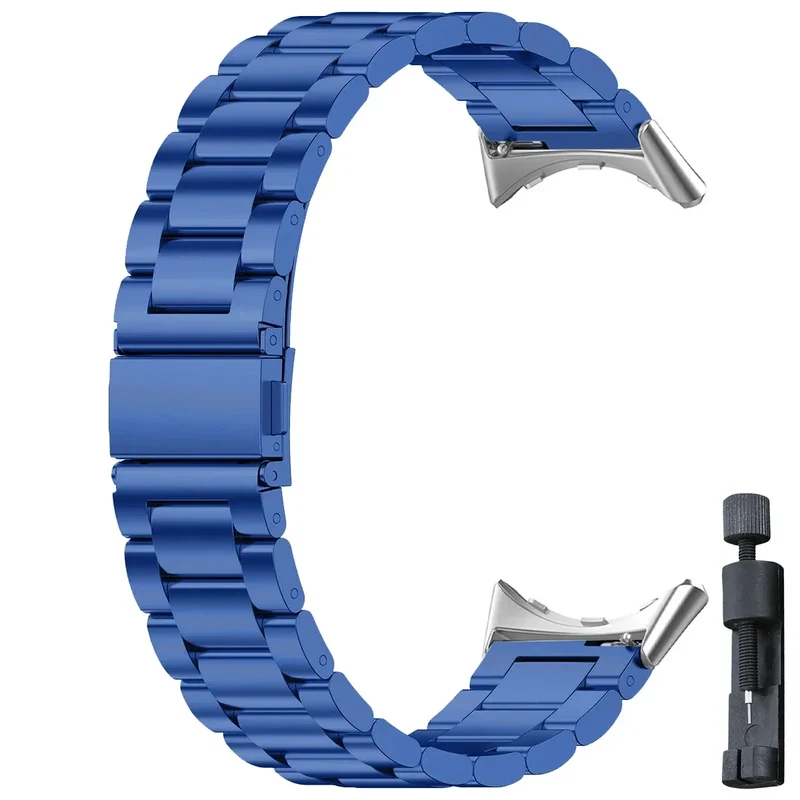 Smartwatch Armband Roestvrij Staal met Verstelbare Schakels voor 41mm en 45mm Horloges Elegante Stijl | Sansoti