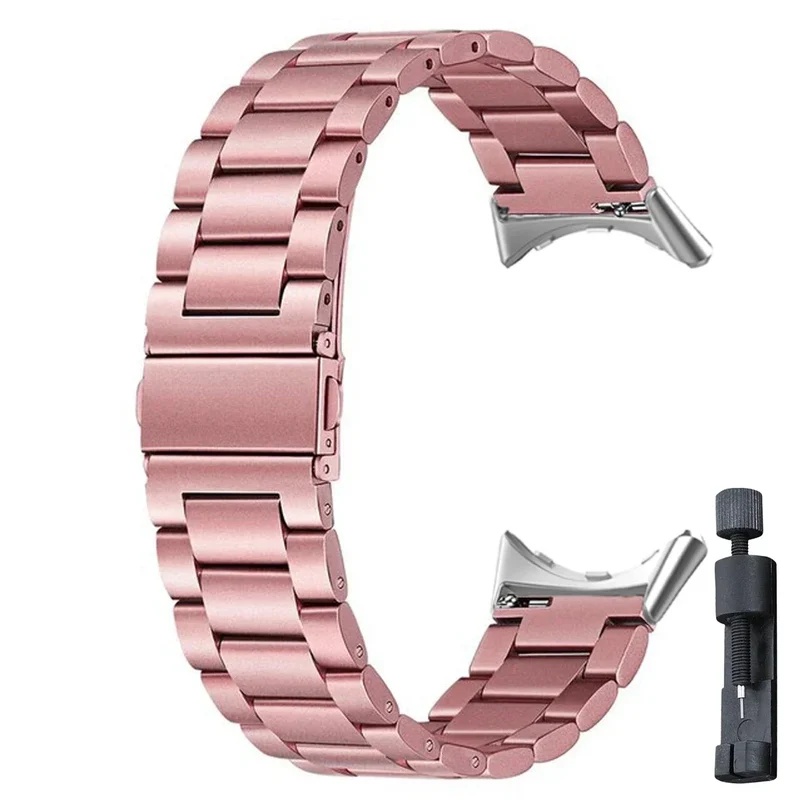 Smartwatch Armband Roestvrij Staal met Verstelbare Schakels voor 41mm en 45mm Horloges Elegante Stijl | Sansoti