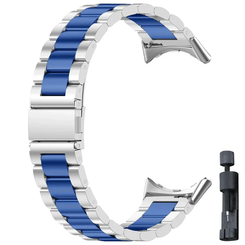 Smartwatch Armband Roestvrij Staal met Verstelbare Schakels voor 41mm en 45mm Horloges Elegante Stijl | Sansoti