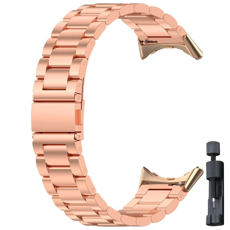 Smartwatch Armband Roestvrij Staal met Verstelbare Schakels voor 41mm en 45mm Horloges Elegante Stijl | Sansoti