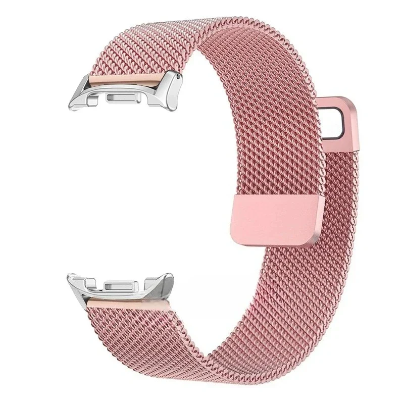 Milanese Mesh Horlogeband Magnetisch Roestvrij Staal Smartwatch Verstelbaar Ademend Polsband Universeel | Sansoti