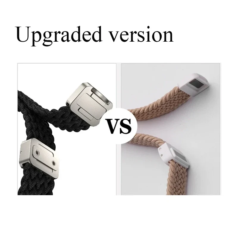 Gevlochten Nylon Smartwatch Bandje Ademend Verstelbaar met Metalen Sluiting voor Galaxy Horloge Polsband | Sansoti
