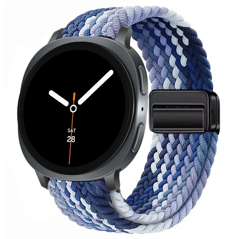 Gevlochten Nylon Smartwatch Bandje Ademend Verstelbaar met Metalen Sluiting voor Galaxy Horloge Polsband | Sansoti
