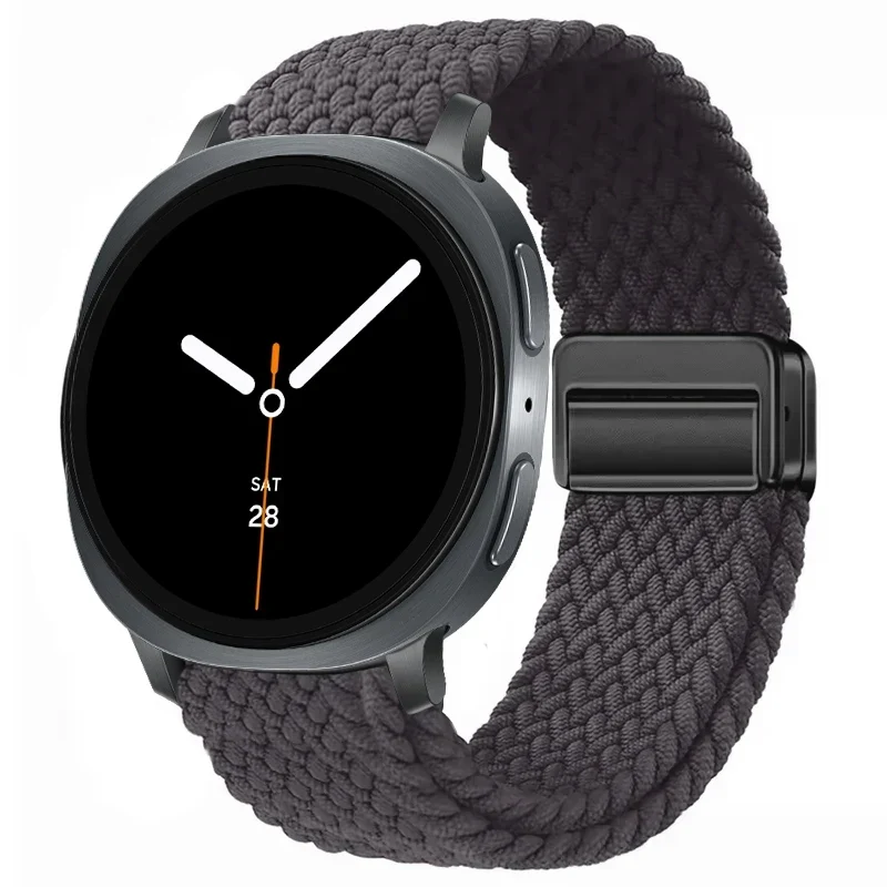 Gevlochten Nylon Smartwatch Bandje Ademend Verstelbaar met Metalen Sluiting voor Galaxy Horloge Polsband | Sansoti