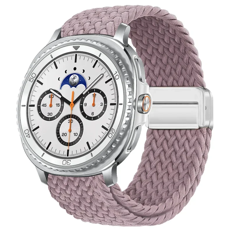 Gevlochten Nylon Smartwatch Bandje Ademend Verstelbaar met Metalen Sluiting voor Galaxy Horloge Polsband | Sansoti