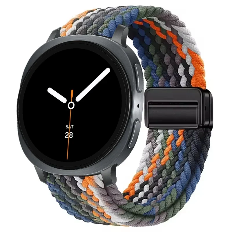 Gevlochten Nylon Smartwatch Bandje Ademend Verstelbaar met Metalen Sluiting voor Galaxy Horloge Polsband | Sansoti