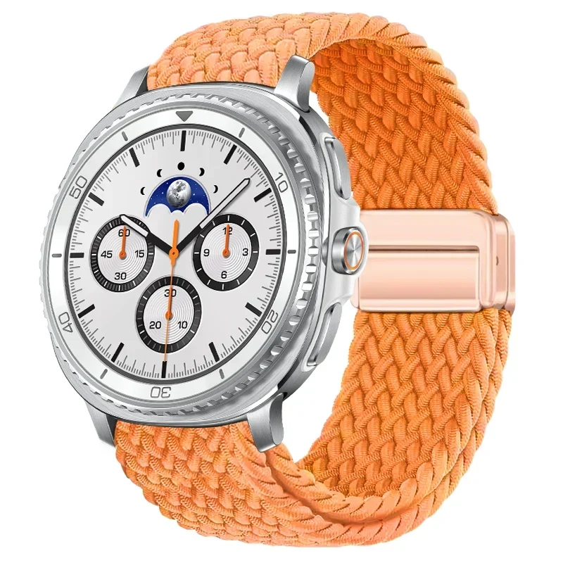 Gevlochten Nylon Smartwatch Bandje Ademend Verstelbaar met Metalen Sluiting voor Galaxy Horloge Polsband | Sansoti
