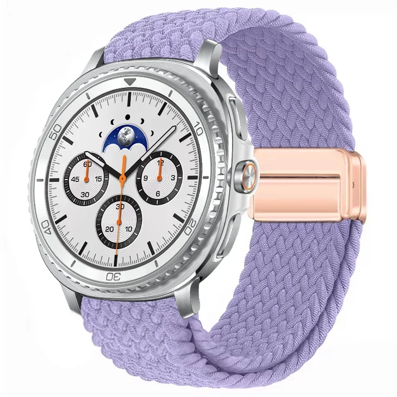 Gevlochten Nylon Smartwatch Bandje Ademend Verstelbaar met Metalen Sluiting voor Galaxy Horloge Polsband | Sansoti