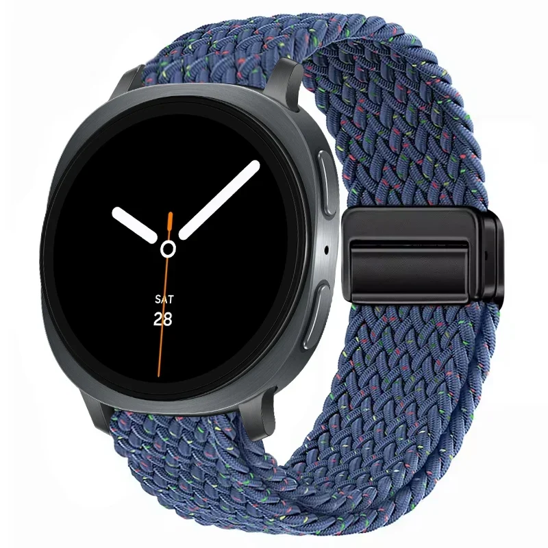 Gevlochten Nylon Smartwatch Bandje Ademend Verstelbaar met Metalen Sluiting voor Galaxy Horloge Polsband | Sansoti