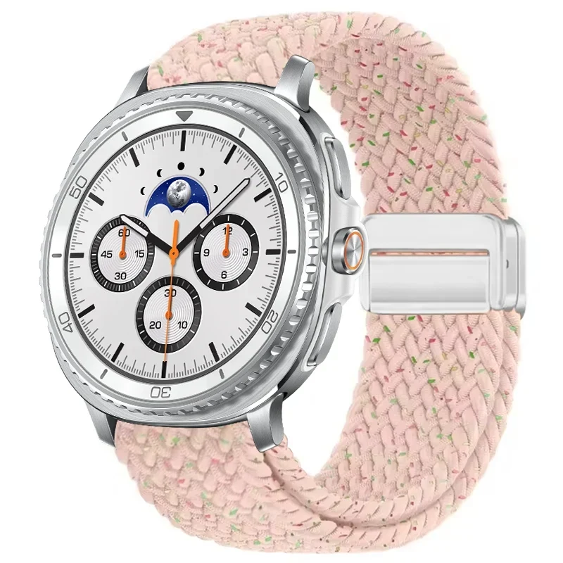 Gevlochten Nylon Smartwatch Bandje Ademend Verstelbaar met Metalen Sluiting voor Galaxy Horloge Polsband | Sansoti