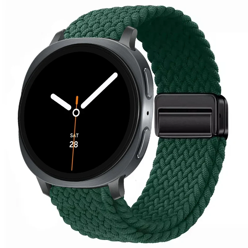 Gevlochten Nylon Smartwatch Bandje Ademend Verstelbaar met Metalen Sluiting voor Galaxy Horloge Polsband | Sansoti
