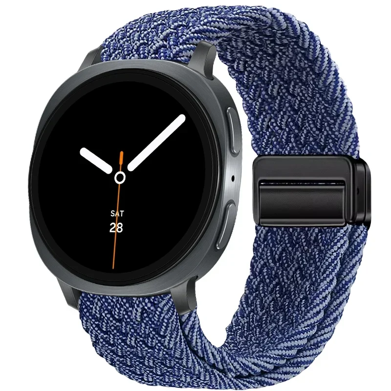Gevlochten Nylon Smartwatch Bandje Ademend Verstelbaar met Metalen Sluiting voor Galaxy Horloge Polsband | Sansoti