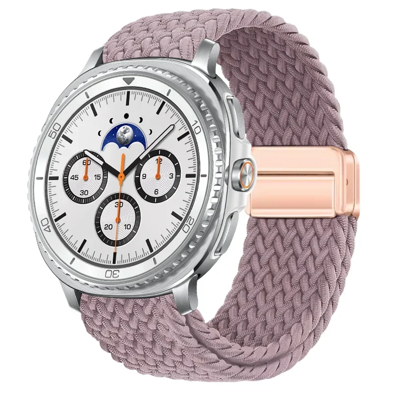 Gevlochten Nylon Smartwatch Bandje Ademend Verstelbaar met Metalen Sluiting voor Galaxy Horloge Polsband | Sansoti