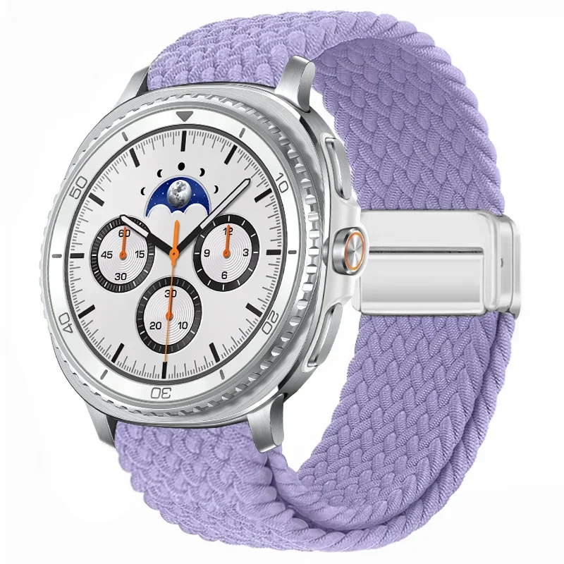 Gevlochten Nylon Smartwatch Bandje Ademend Verstelbaar met Metalen Sluiting voor Galaxy Horloge Polsband | Sansoti