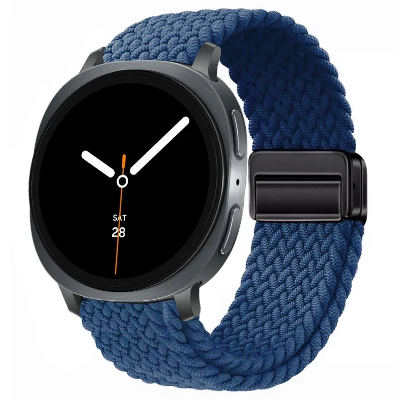Gevlochten Nylon Smartwatch Bandje Ademend Verstelbaar met Metalen Sluiting voor Galaxy Horloge Polsband | Sansoti