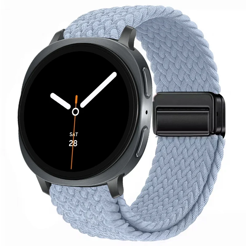 Gevlochten Nylon Smartwatch Bandje Ademend Verstelbaar met Metalen Sluiting voor Galaxy Horloge Polsband | Sansoti