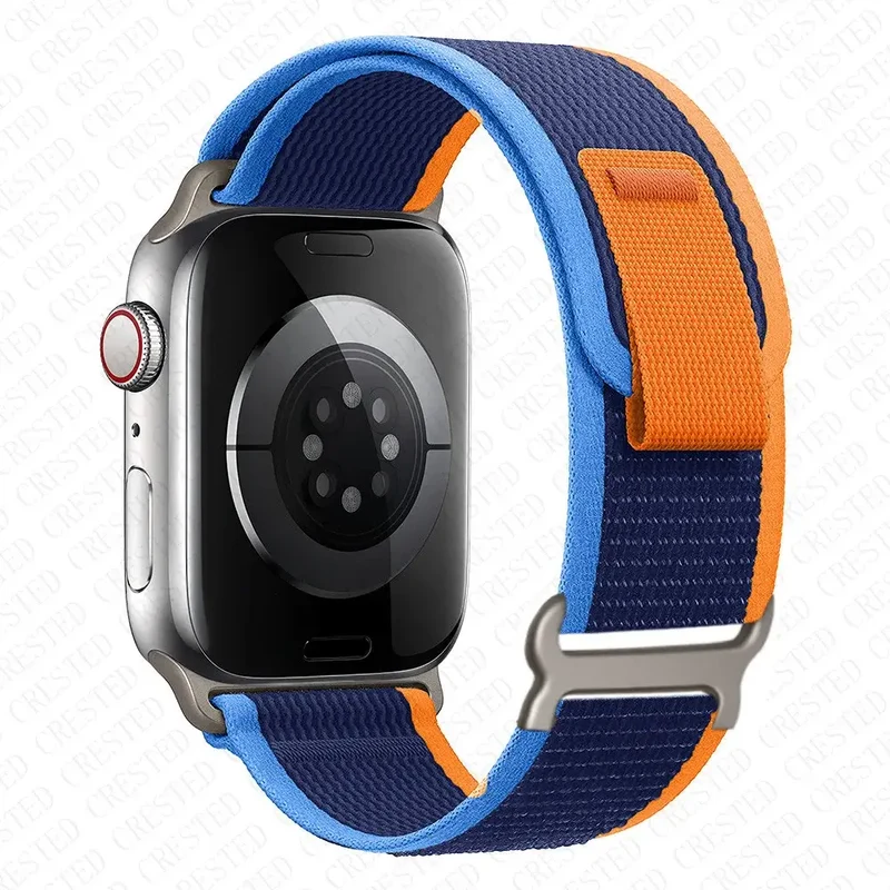 Nylon Smartwatch Bandje met Klittenband - Ademend Verstelbaar Polsbandje 38-49mm voor Sport en Casual | Sansoti
