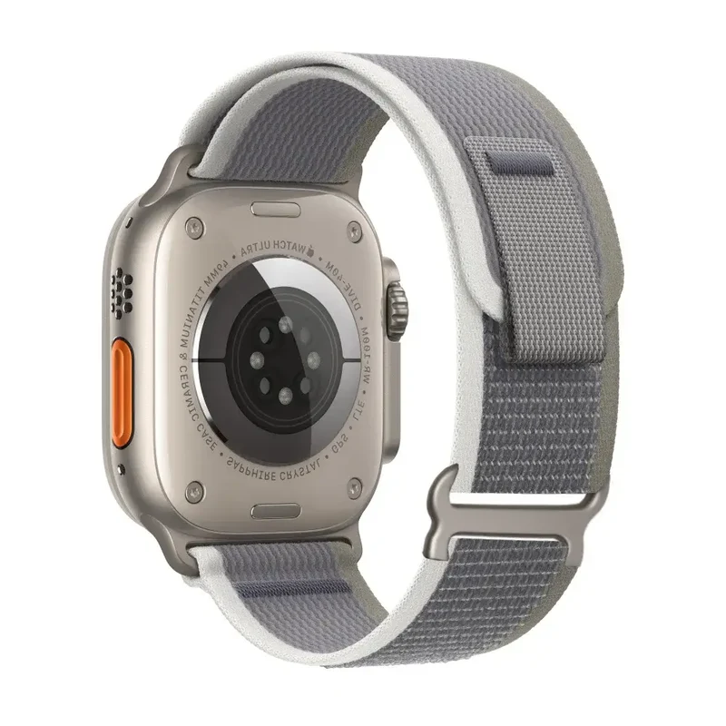 Nylon Smartwatch Bandje met Klittenband - Ademend Verstelbaar Polsbandje 38-49mm voor Sport en Casual | Sansoti