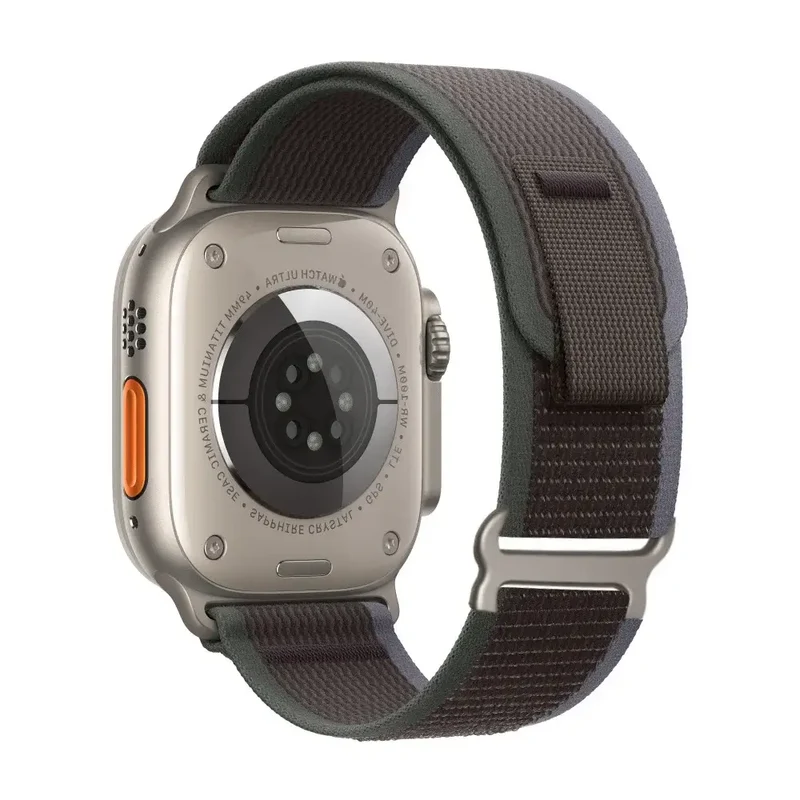 Nylon Smartwatch Bandje met Klittenband - Ademend Verstelbaar Polsbandje 38-49mm voor Sport en Casual | Sansoti