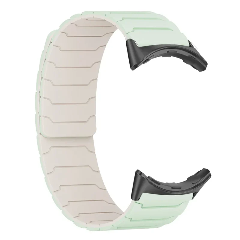 Siliconen Smartwatch Bandje Magnetische Sluiting 41mm 45mm Verstelbaar Sportarmband Polsband Horlogeband | Sansoti