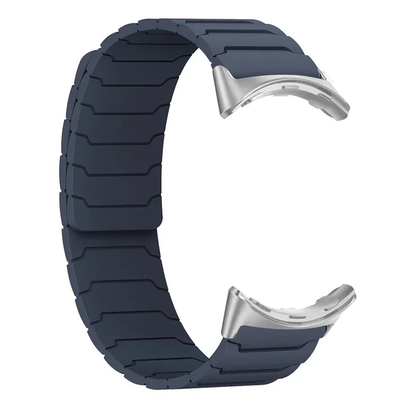 Siliconen Smartwatch Bandje Magnetische Sluiting 41mm 45mm Verstelbaar Sportarmband Polsband Horlogeband | Sansoti