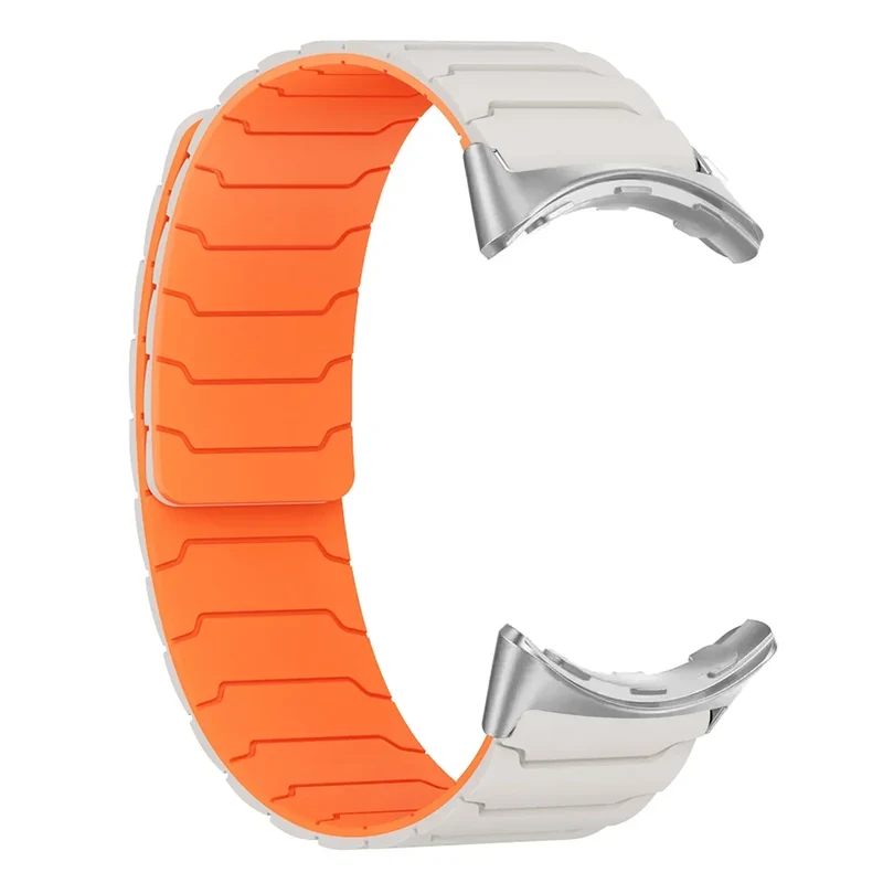 Siliconen Smartwatch Bandje Magnetische Sluiting 41mm 45mm Verstelbaar Sportarmband Polsband Horlogeband | Sansoti