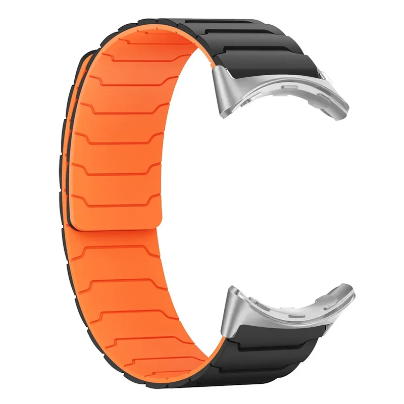 Siliconen Smartwatch Bandje Magnetische Sluiting 41mm 45mm Verstelbaar Sportarmband Polsband Horlogeband | Sansoti