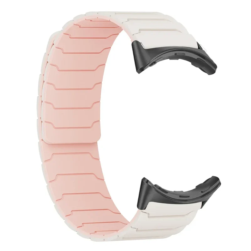 Siliconen Smartwatch Bandje Magnetische Sluiting 41mm 45mm Verstelbaar Sportarmband Polsband Horlogeband | Sansoti