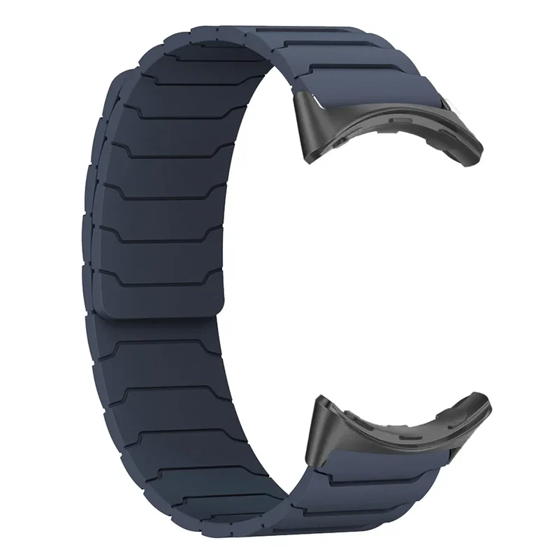 Siliconen Smartwatch Bandje Magnetische Sluiting 41mm 45mm Verstelbaar Sportarmband Polsband Horlogeband | Sansoti