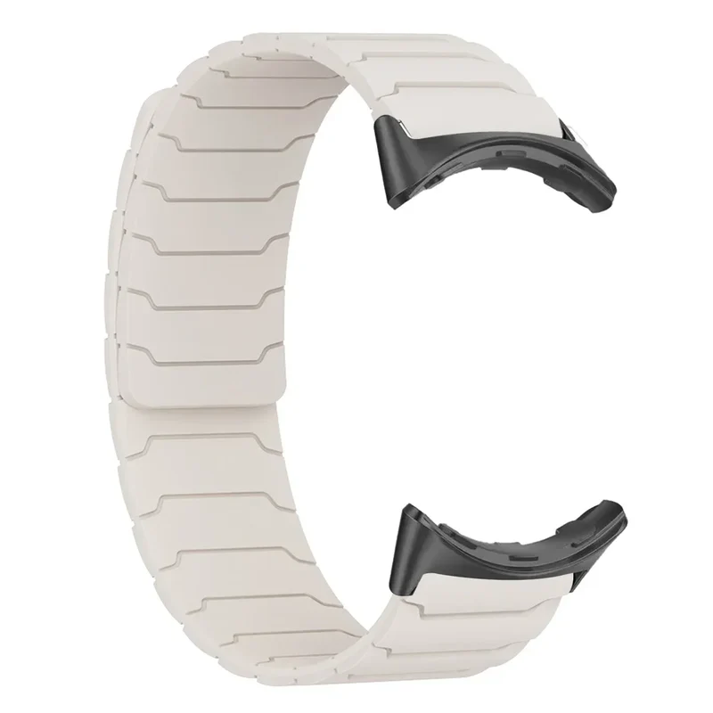 Siliconen Smartwatch Bandje Magnetische Sluiting 41mm 45mm Verstelbaar Sportarmband Polsband Horlogeband | Sansoti