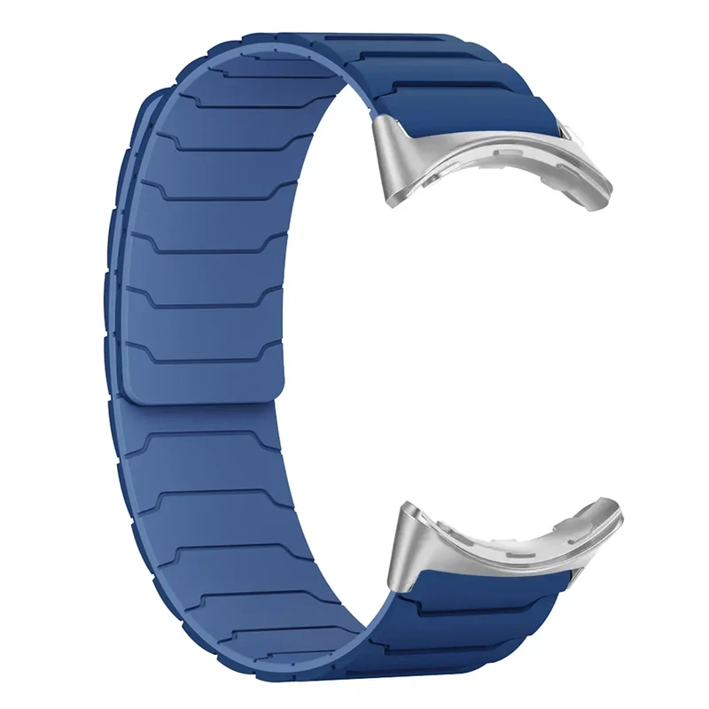 Siliconen Smartwatch Bandje Magnetische Sluiting 41mm 45mm Verstelbaar Sportarmband Polsband Horlogeband | Sansoti
