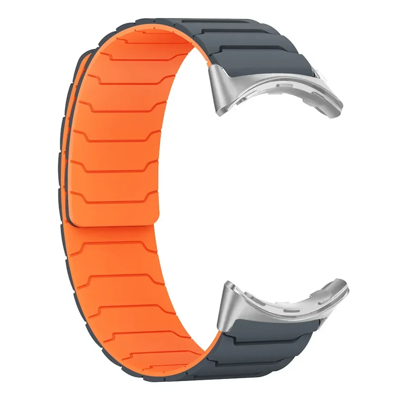 Siliconen Smartwatch Bandje Magnetische Sluiting 41mm 45mm Verstelbaar Sportarmband Polsband Horlogeband | Sansoti