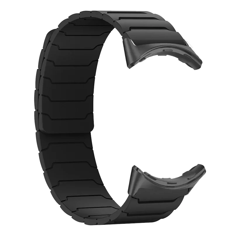 Siliconen Smartwatch Bandje Magnetische Sluiting 41mm 45mm Verstelbaar Sportarmband Polsband Horlogeband | Sansoti