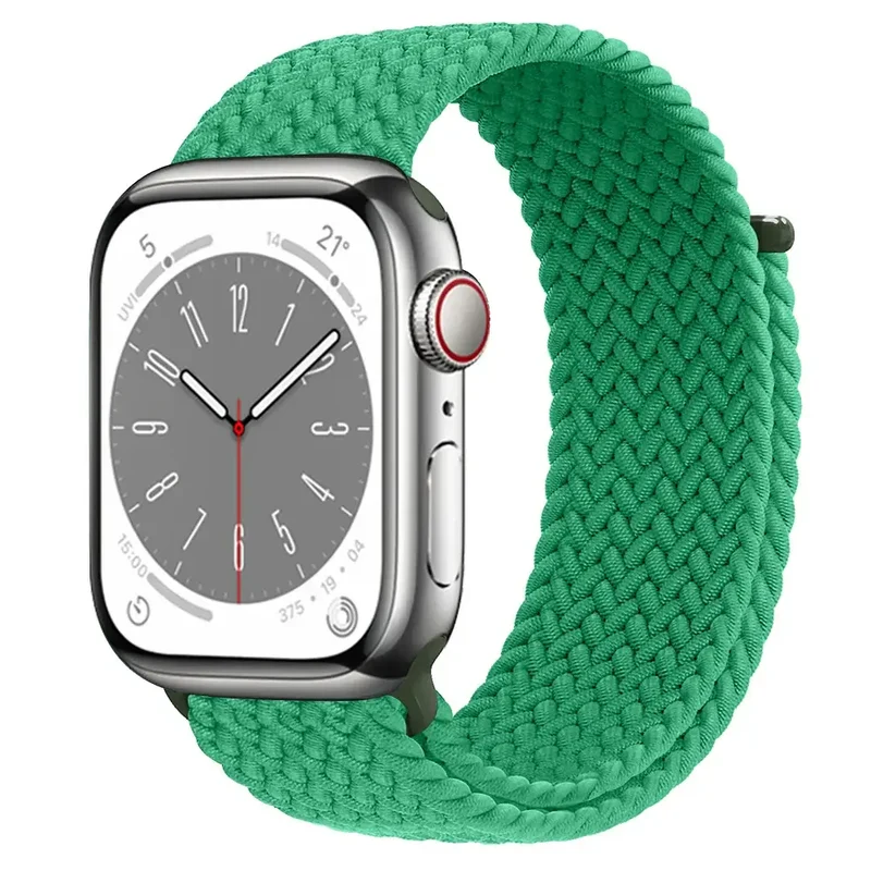 Nylon Horlogebandje met Klittenband Sluiting Ademend Verstelbaar Sportbandje voor Smartwatch Polsband | Sansoti
