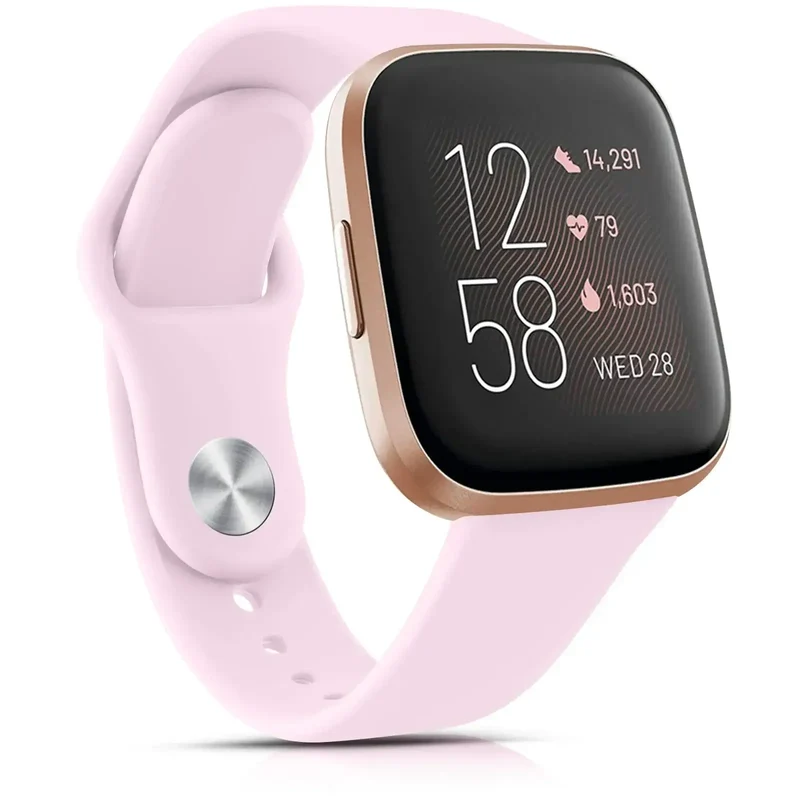 Siliconen Smartwatch Band Waterbestendig Verstelbaar Sporthorloge Polsbandje Fitbit Compatibel Actief | Sansoti