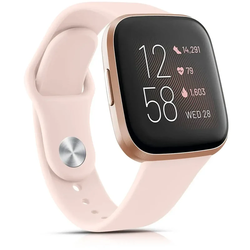 Siliconen Smartwatch Band Waterbestendig Verstelbaar Sporthorloge Polsbandje Fitbit Compatibel Actief | Sansoti