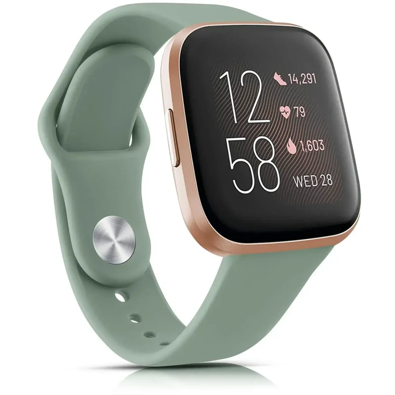 Siliconen Smartwatch Band Waterbestendig Verstelbaar Sporthorloge Polsbandje Fitbit Compatibel Actief | Sansoti