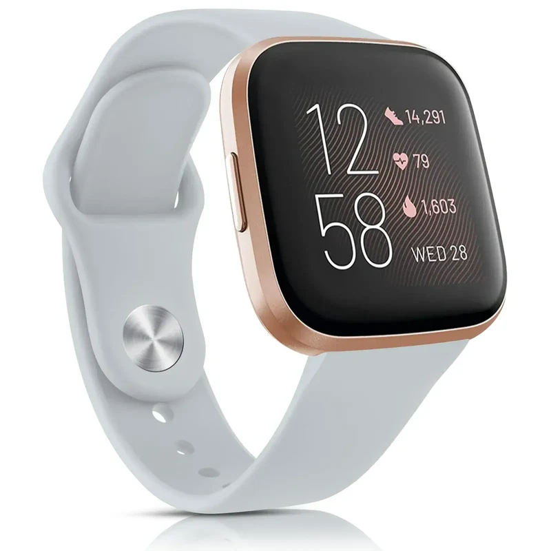 Siliconen Smartwatch Band Waterbestendig Verstelbaar Sporthorloge Polsbandje Fitbit Compatibel Actief | Sansoti