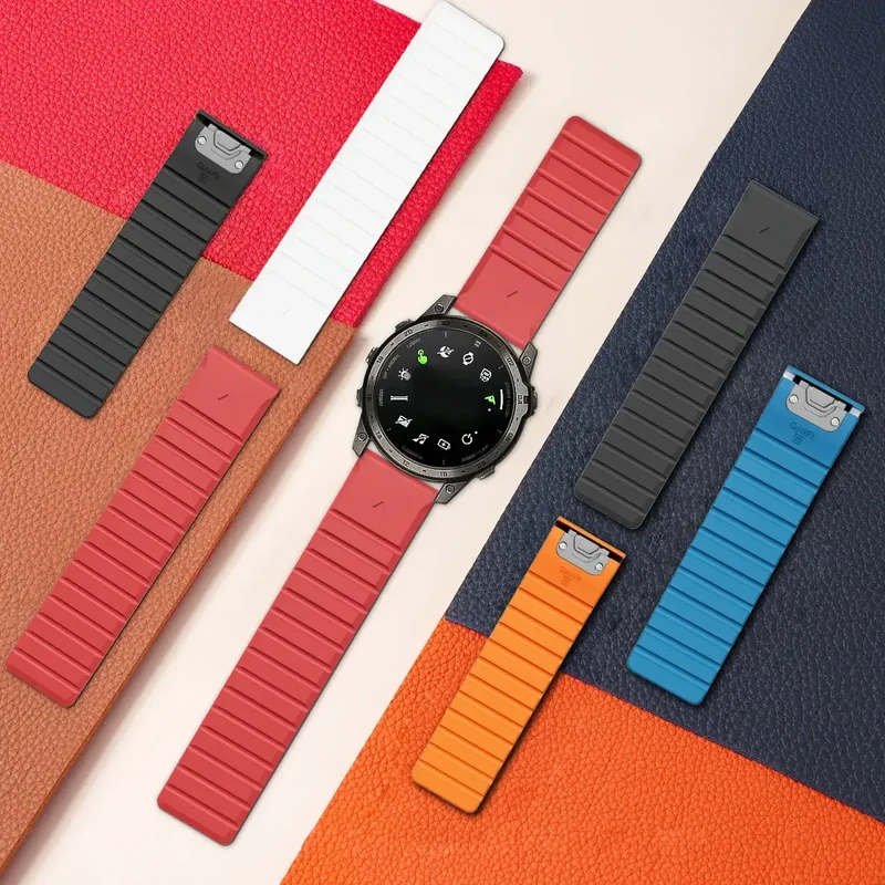 Siliconen Smartwatch Bandje met Magnetische Sluiting - Verwisselbare Horlogeband 22mm 26mm Sporthorloge | Sansoti