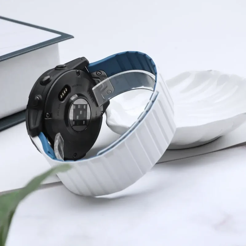 Siliconen Smartwatch Bandje met Magnetische Sluiting - Verwisselbare Horlogeband 22mm 26mm Sporthorloge | Sansoti