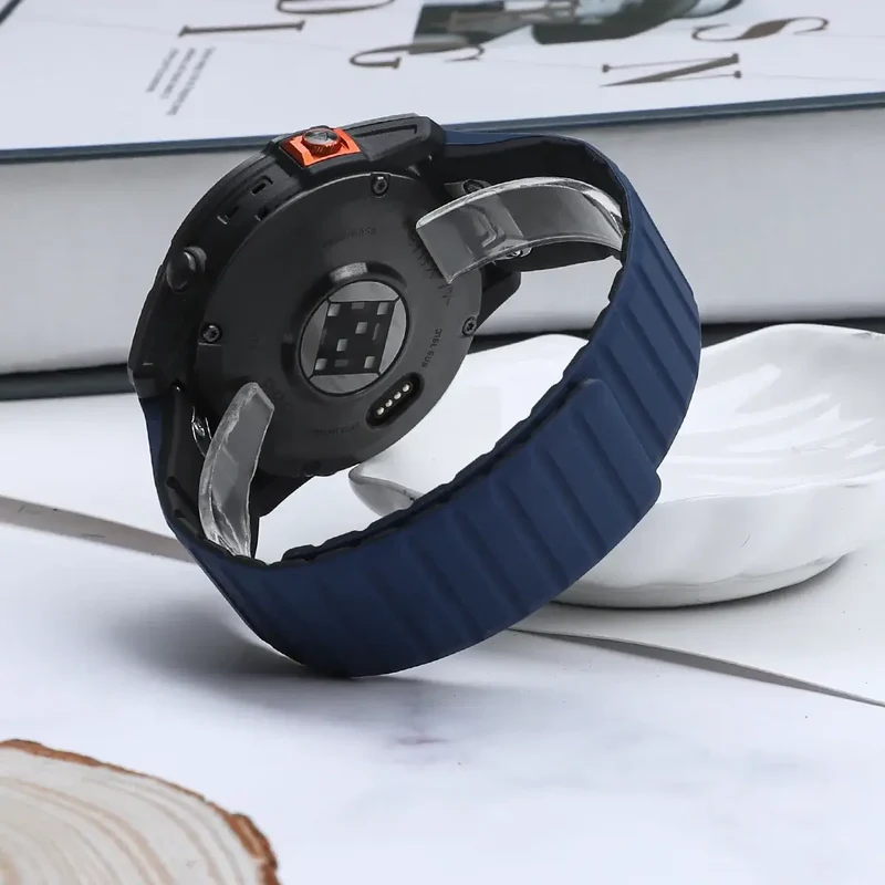 Siliconen Smartwatch Bandje met Magnetische Sluiting - Verwisselbare Horlogeband 22mm 26mm Sporthorloge | Sansoti