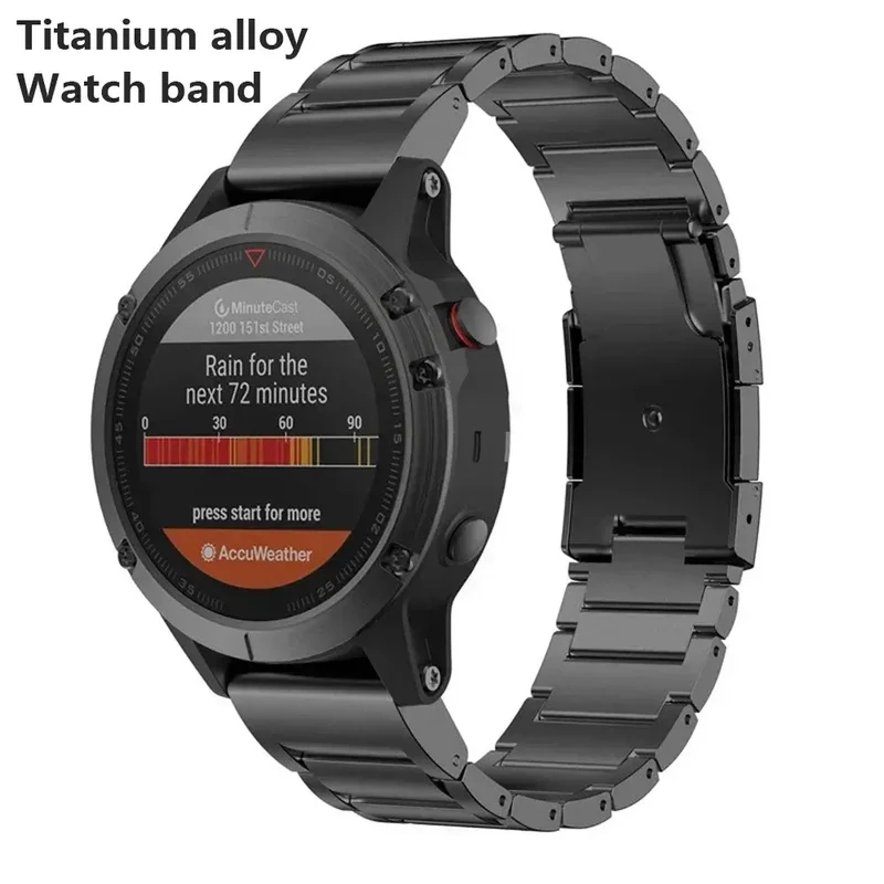 Stalen Horlogeband met Snelsluiting voor Smartwatch 22mm 26mm Verstelbaar Metalen Polsband Universeel | Sansoti