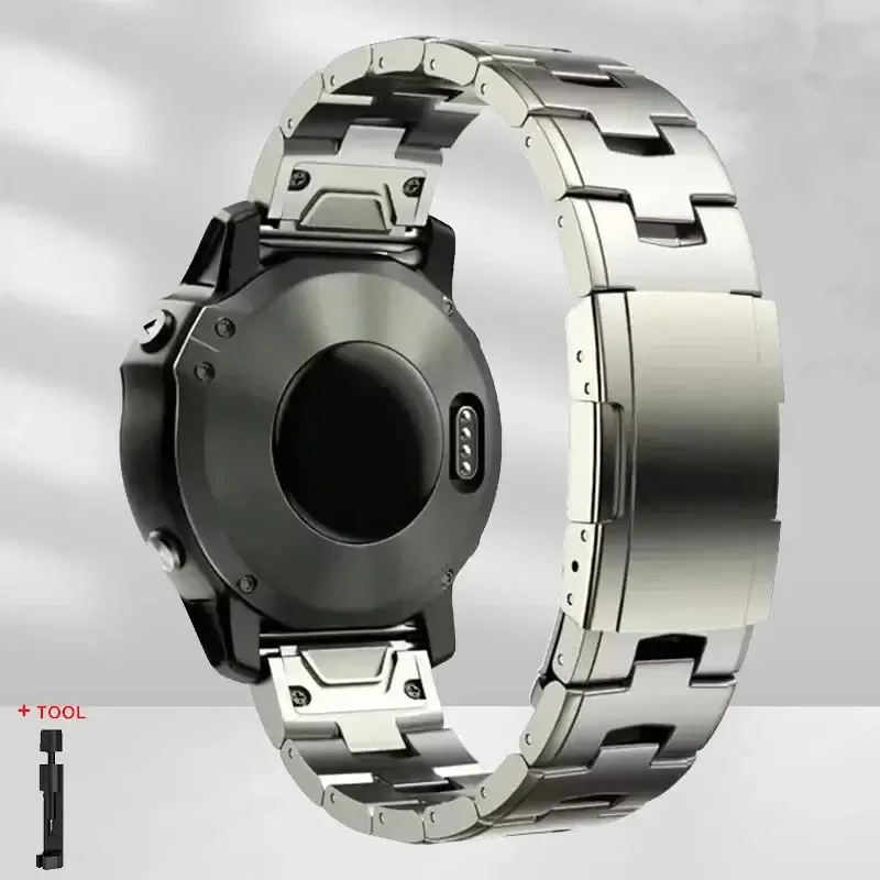 Stalen Horlogeband met Snelsluiting voor Smartwatch 22mm 26mm Verstelbaar Metalen Polsband Universeel | Sansoti