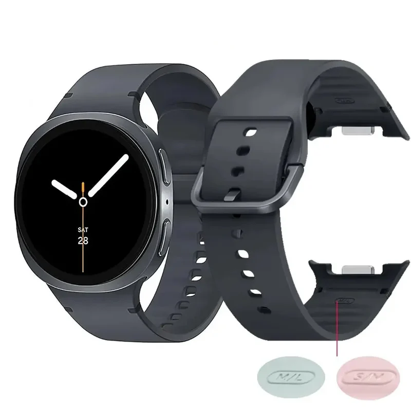 Siliconen Smartwatch Bandje Verstelbaar Comfortabel Polsband voor Dagelijks Gebruik Sport Werk Fitness | Sansoti