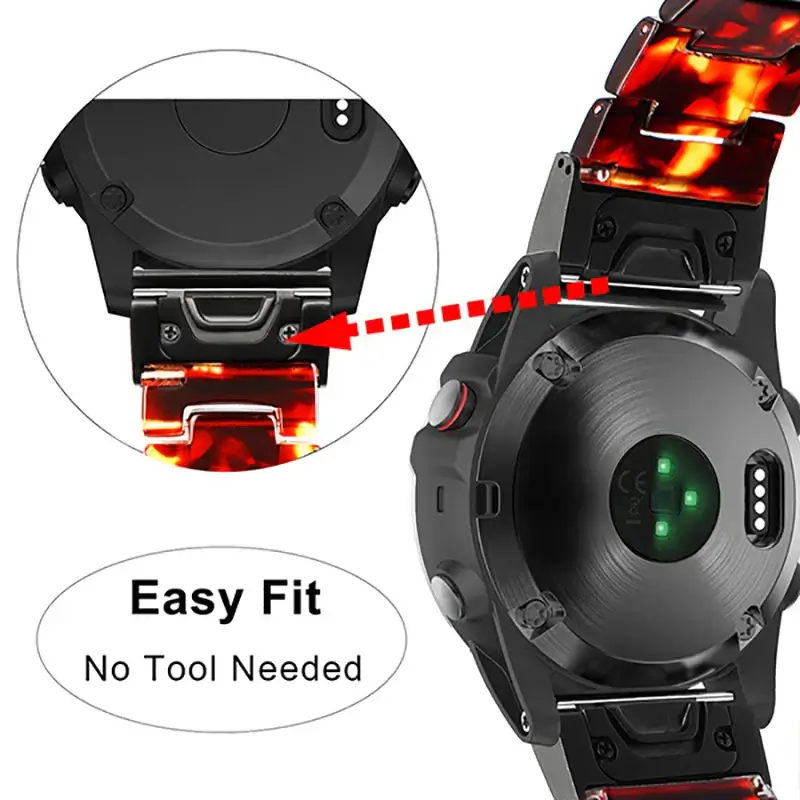 Hars Horlogeband met QuickFit Sluiting 20mm 22mm 26mm Sportief Polsbandje voor Smartwatch en Sporthorloge | Sansoti