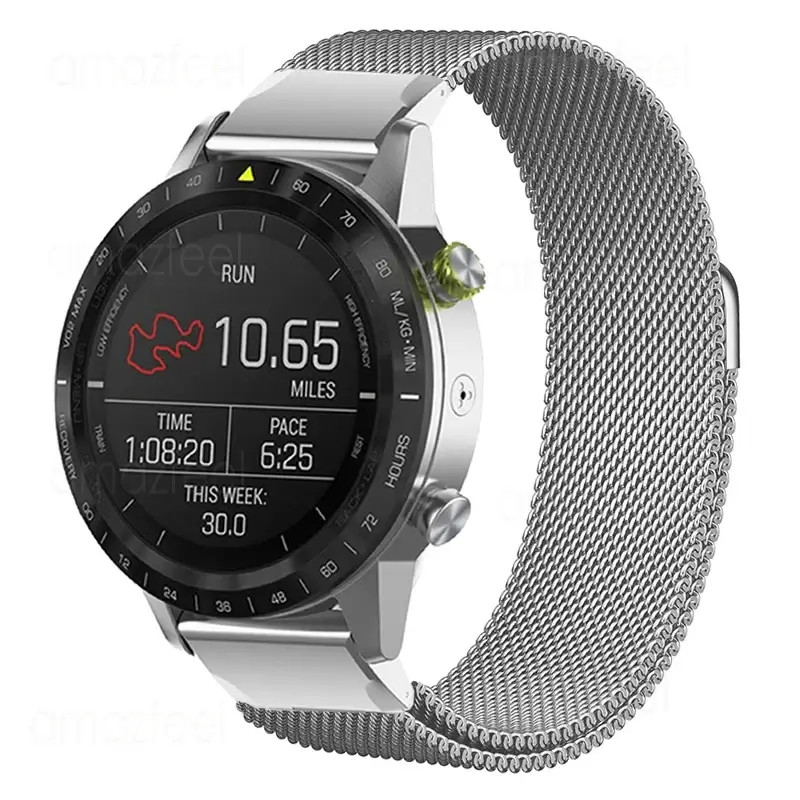 Magnetische Smartwatch Band Roestvrij Staal met Snelsluiting Verstelbaar Universeel voor Dagelijks Comfort | Sansoti