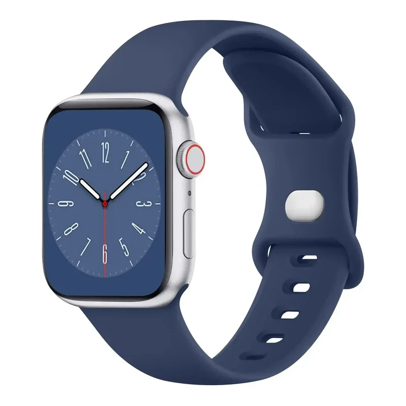 Siliconen Smartwatch Bandje – Ademend Flexibel Horlogeband Verstelbaar Comfortabel – Voor Alle Pols Maten | Sansoti