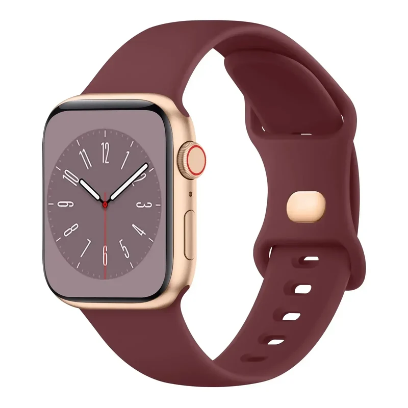 Siliconen Smartwatch Bandje – Ademend Flexibel Horlogeband Verstelbaar Comfortabel – Voor Alle Pols Maten | Sansoti