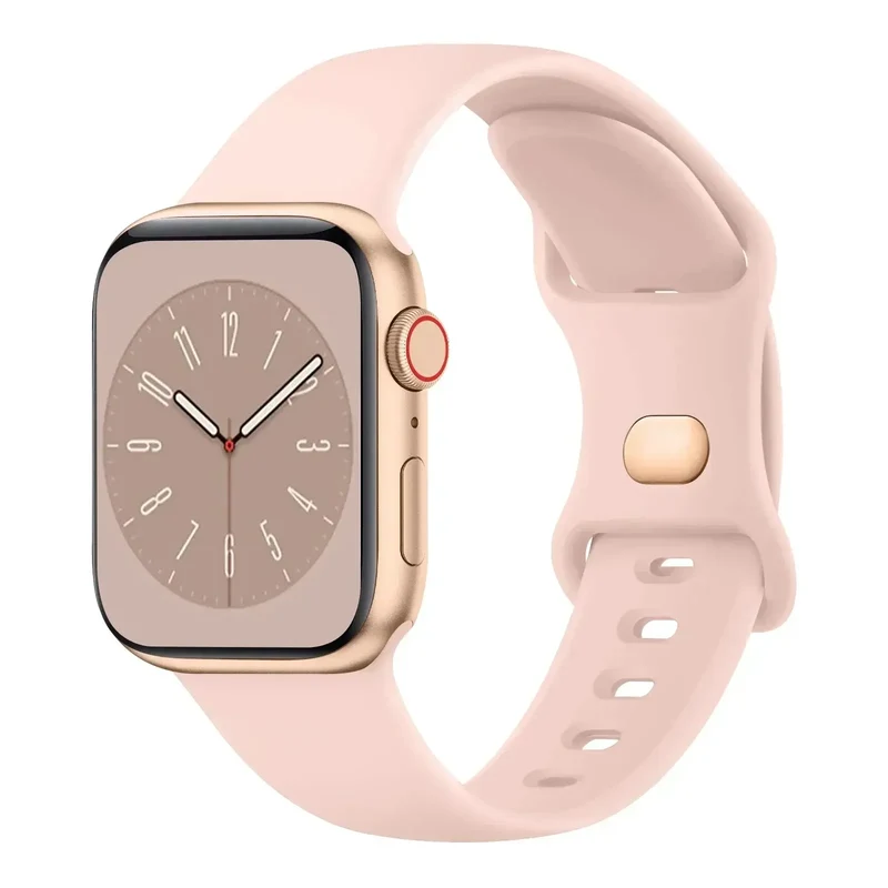 Siliconen Smartwatch Bandje – Ademend Flexibel Horlogeband Verstelbaar Comfortabel – Voor Alle Pols Maten | Sansoti
